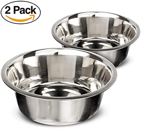 Neater Pet Brands 16 Cup (128 oz.) Stainless Steel Dog Bowls, Set of 2 Metal Bowls for Large Breed, Large Dog Water Bowl or Food Bowl for Indoors or Outdoors, Dishwasher Safe Dish for Extra Big Dogs - Image 7