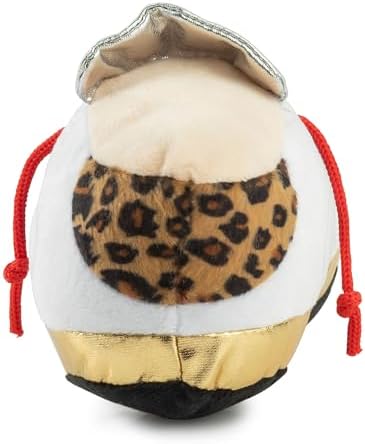 Haute Diggity Dog Golden Pooch Tennis Shoe Plush Dog Toy, Designer Parody - Image 2