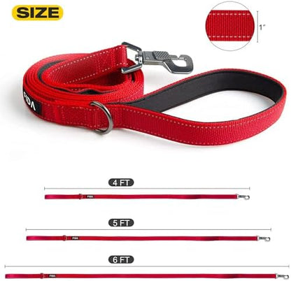 Fida Heavy Duty Dog Leash for Medium Large Dogs, 6 FT, Dual Padded Handles - Image 5
