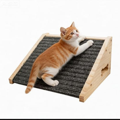 Dog Ramp for Stairs, Anti-Slip Pet Steps for Small Dogs, Wooden Low-Angled Pet Ramps with Carpet Surface, Steps and Stairs Assist for Injured & Aged Pets (1pc) - Image 6
