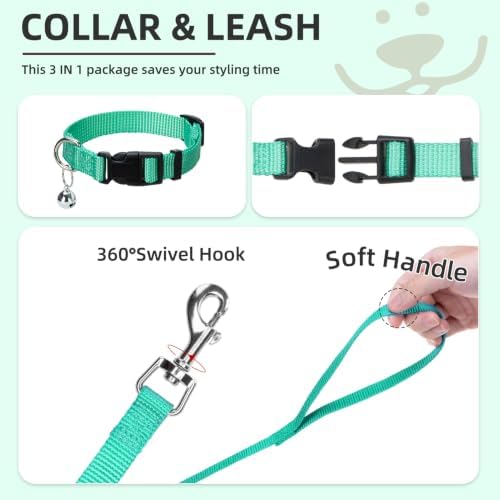 PUPTECK Dog Harness, Collar and Leash Set No Pull for Small Medium Sized - Image 4