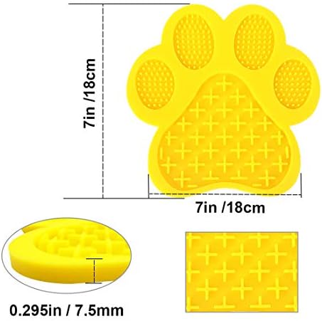 Dog Lick Pad Dog Feeding Mats Slow Eating Pet Mat with Super Suction - Image 2