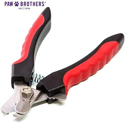 Ryan's Pet Supplies Paw Brothers Nail Clipper for Dogs and Cats, Pet Nail Clippers, Safe Grooming Tool, Professional Grade, Stainless Steel Blades, Safety Guard, Medium, 5.5 inches - Image 3