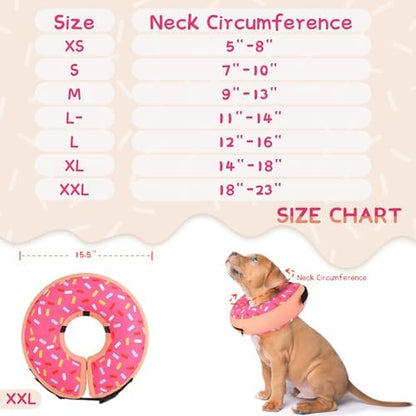 Supet Inflatable Dog Cone Collar Alternative After Surgery, Dog Neck Donut Collar Recovery E Collar for Neuter, Soft Pet Cone for Small Medium Large Dogs - Image 6