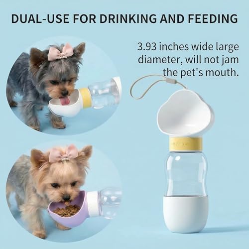 Portable Dog Water Bottle, Travel Bowls, Doggy Food Container - Image 3