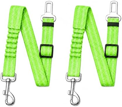 Dog Car Restraint Tether 2Pcs, Retractable Pet Travel Harness by Ortarco