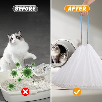 60 Pack Litter Box Bags Compatible with Litter-Robot 3/4/5 - Image 5