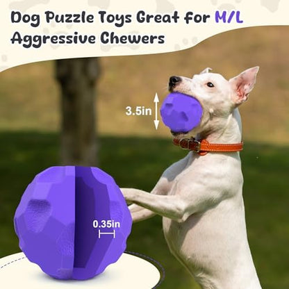 Interactive Dog Puzzle Toys for Boredom, Dog Treat Balls for Large Dogs - Image 2