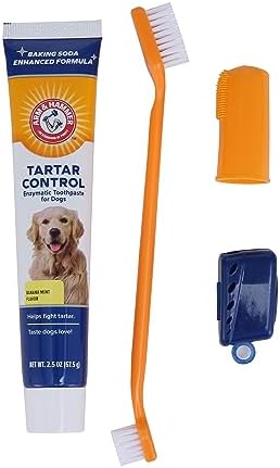 Arm & Hammer Tartar Control Dog Dental Kit, Banana Mint, 3-Piece, 2-Pack - Image 7