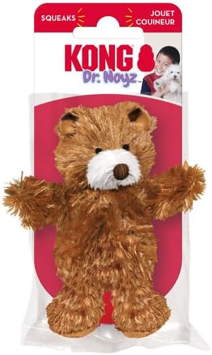 KONG Low Stuffing with Squeaker Dog Toy, X-Small, 3 Animals, Bear, Duck, Frog - Image 7