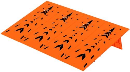 RC Jump Ramp Jumping Stunt, 4PCS Detachable RC Training Takeoff Board Ramp Track for 1/12 1/14 1/16 1/18 1/24 Scale RC Car Monster Truck Buggy Off-Road Racing Games by GOUPRC