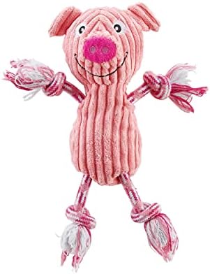 Outward Hound by Charming Pet Ranch Roperz Pig Plush Squeaky Dog Toy by OutwardHound