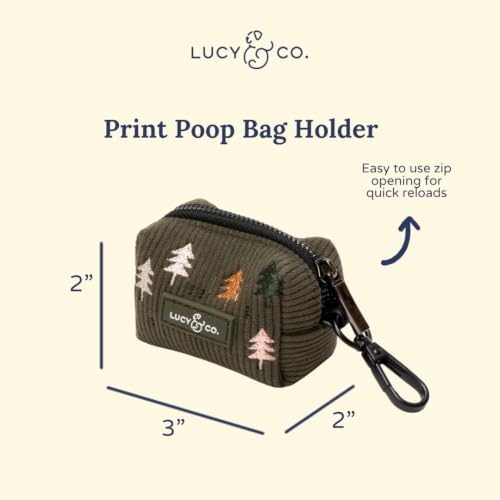 Lucy & Co. Take a Hike Corduroy Poop Bag Holder - Image 2