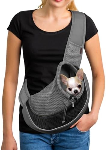 YUDODO Pet Sling Carrier for Small Dogs Cats Puppy Crossbody Bag Carrier by YUDODO