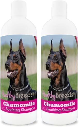 Healthy Breeds Doberman Pinscher Chamomile Soothing Dog Shampoo 8 oz (Pack of 2) by HealthyBreeds