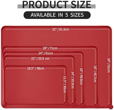 Reopet Silicone Pet Feeding Mat - Waterproof & Non-Slip Dog Cat Placemat - Image 2