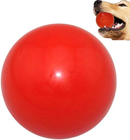 Sunglow Durable Dog Ball for Chewing & Training, Tough Indestructible Dog Chew Toy, Solid Rubber Bouncy Ball, Cleans Your Dog's Teeth & Improves Mental Health by Sunglow