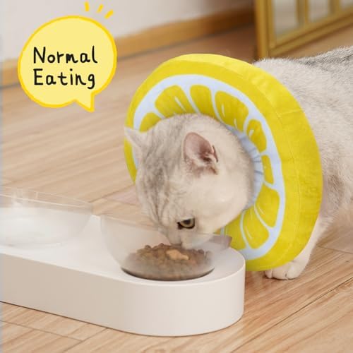 ANWA Adjustable Cat Cone Collar Soft, Cute Cat Donut Collar After Surgery - Image 3