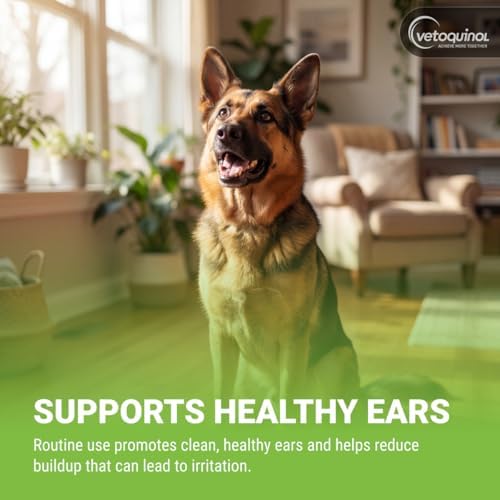 Vetoquinol Ear Cleansing Solution - Gentle Cleaner to Remove Dirt & Debris - Easy-to-Use Drops for Cats & Dogs - Support Clean and Fresh-Smelling Ears - Ideal for Routine Pet Hygiene - 4 Ounces - Image 5