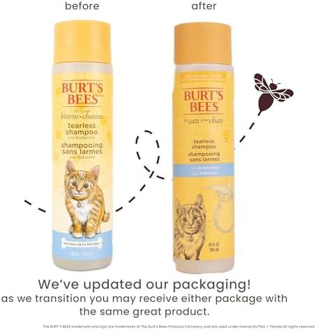 Burts Bees for Pets Tearless Kitten Shampoo with Buttermilk, 10 Fl Oz, 6-Pk - Image 2