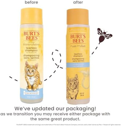 Burts Bees for Pets Tearless Kitten Shampoo with Buttermilk, 10 Fl Oz, 6-Pk - Image 2