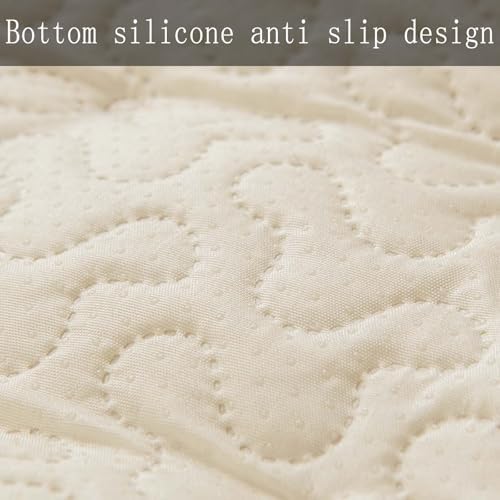 Pet Couch Covers for Sofa Protector for Dogs Washable Backseat Pet Bed Mat Dog Bed Non-Slip Travel Pet Mat Fit (Gray+White, for Cars/SUV/Small Truck (54"×24.8")) - Image 6