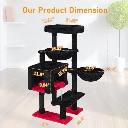Cat Tree Cat Tower Condo Pet Activity Center Sisal Scratching Post - Image 2