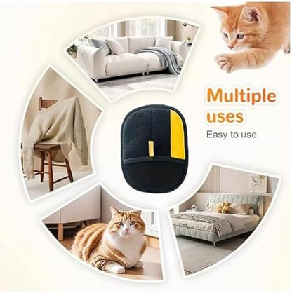 Pet Hair Removal Glove for Cats & Dogs 2025 Newly Upgraded Electrostatic Pet Hair Removal Glove Dog Hair Remover for Couch Reusable Pet Hair Remover Tool for Clothing
