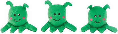 Zippy Paws Zippy Burrow Aliens in UFO Dog Toy – Interactive Hide-and-Seek Plush Puzzle Toy with Squeaky Aliens