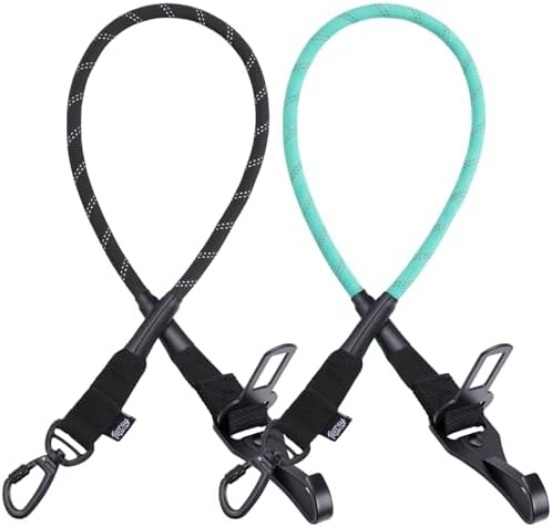 2Pcs Universal Dog Seat Belt for Car, Dog Car Seatbelt, Black+Cyan by Tivray