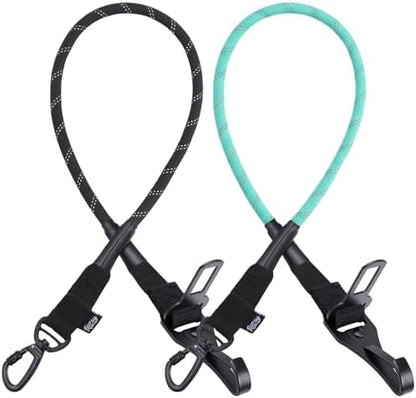 2Pcs Universal Dog Seat Belt for Car, Dog Car Seatbelt, Black+Cyan by Tivray