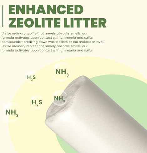 Enhanced Zeolite Cat Litter Pellets 7lbs & Cat Pee Pads 10 Count Set - Image 3