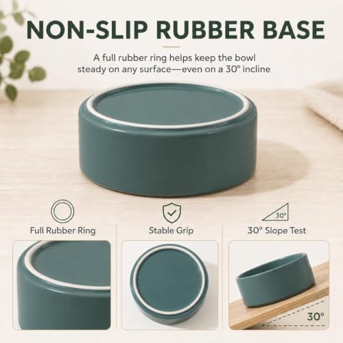 Havniva Cat Bowls Set of Two, 5.1” Ceramic Cat Food Bowls, Cat Water Bowl - Image 5