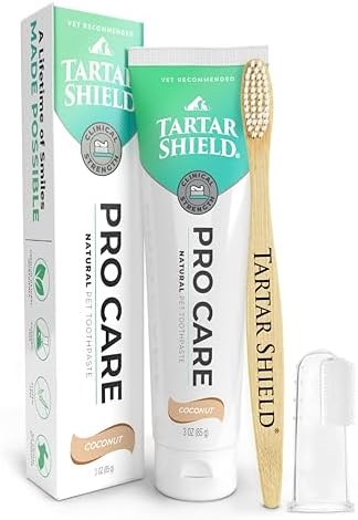Tartar Shield® Pro Care Dental Kit, Dogs & Cats, VOHC Accepted by TartarShield