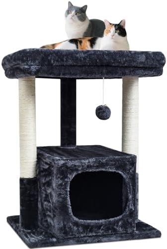 SYANDLVY 27IN Cat Tree for Indoor Cats Large Adult, Modern Activity Tower by SYANDLVY