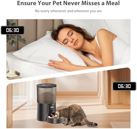 PETULTRA Automatic Cat Feeder: 4L Timed Cats Food Dispenser Programmable - Image 2