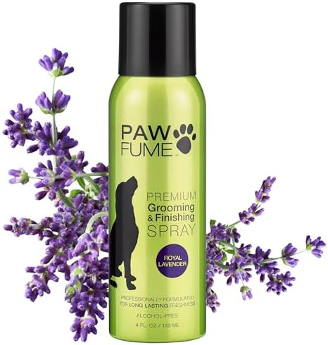 PAWFUME Dog Detangler Grooming Spray, Royal Lavender, 1-Pack by Pawfume