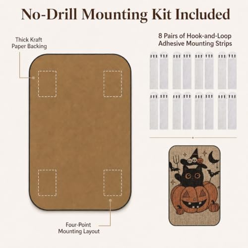 2 Pack Cat Wall Scratcher, Art Cat Scratching Board for Cats - Image 4