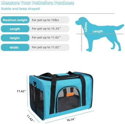 pet Carrier Bag (Blue) - Image 6