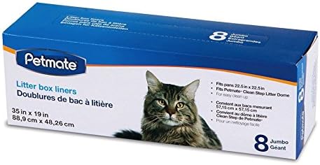 Petmate 24 Pack of Booda Dome Clean Step Cat Box Liners Jumbo, 3 Boxes Each Containing 8 Liners by Booda