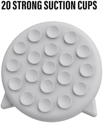 Silicone Cat Slow Feeder Bowl with Suction Cups - Interactive Puzzle Toy to Reduce Overeating in Kitty(Gray, 1 Cup) - Image 5