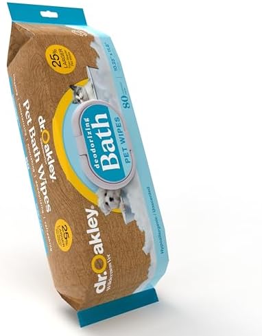 Dr. Oakley Extra Large Dog Bath Wipes Natural and Safe for Grooming Paws, Body and Butt Cleaning Deodorizing (Unscented) - Image 3