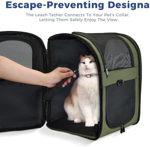 Apollo Walker Cat Carrier Backpack for Small Dogs and Cats Up to 18 lb - Image 3