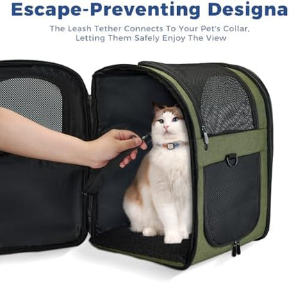 Apollo Walker Cat Carrier Backpack for Small Dogs and Cats Up to 18 lb - Image 3