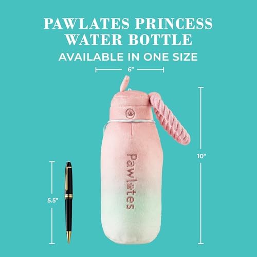 Haute Diggity Dog Pawlates Princess Water Bottle Plush Dog Toy Funny Parody - Image 2