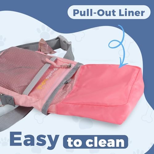 Dog Treat Pouch for Pet Training, One-Hand Magnetic Closure, Hands-Free Treat Bag with Silicone Liner, No Mess No Smell - Image 3