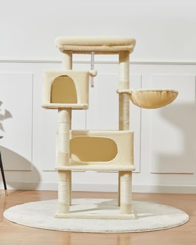 Taoqimiao Cat Tree, 49In Cat Tower for Indoor Cats Large Adult - Image 4