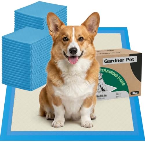 Ultra Thick Pet Pads, 21.7"x21.7", All Edge-Wrapped, Max Absorbency Pad by GardnerPet