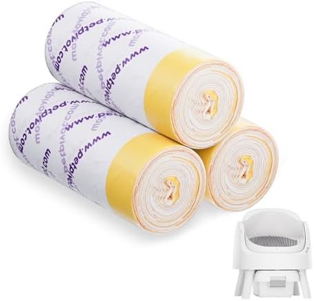 Autoscooper 11 Replacement Litter Box Liners - Drawstring Design, Extra Thick Heavy Duty, 23.62"×11.81", 60 Pack by Unknown