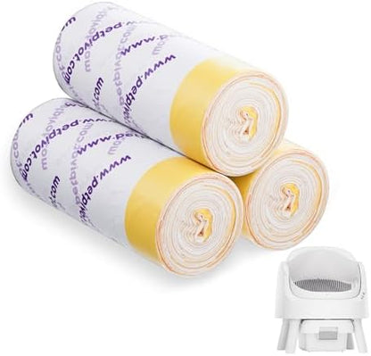Autoscooper 11 Replacement Litter Box Liners - Drawstring Design, Extra Thick Heavy Duty, 23.62"×11.81", 60 Pack by Unknown